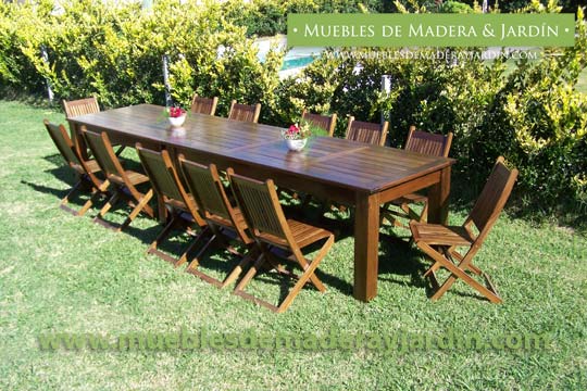 Mesa y Sillas de Terraza - El Blog de Muebles de Madera y Jardin .COM